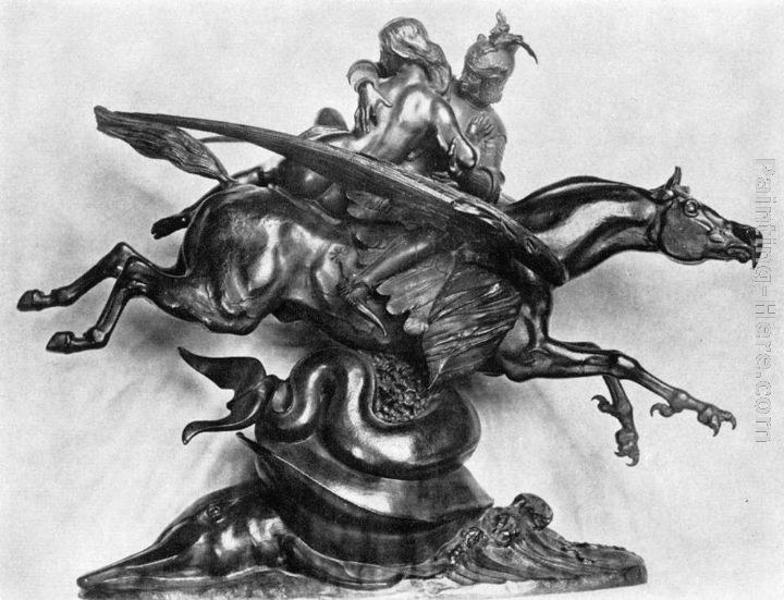 Antoine Louis Barye Roger and Angelica